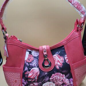 MC Leather colorful, sassy handbag! Stylish! you will love this handbag!